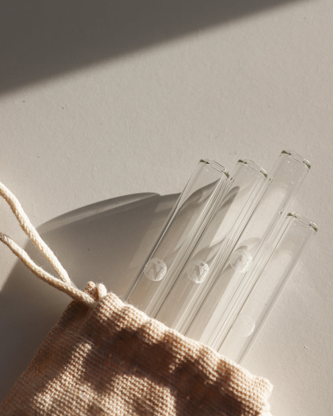 Les pailles en verre réutilisables