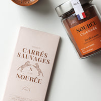 Organic raw chocolate bar with chicory